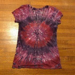 ❤️LOL Vintage tie dye top pink & purple